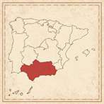 Mapa Andalucia